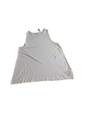 Old Navy  Womens Luxe Tank Top XL Tall Ivory Soft Lightweight Sleeveless Apparel